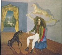 Leonora Carrington Autorretrato, (la posada del caballo del alba), 1937-1938 Óleo sobre tela 65 x 81.2 cm. lcarringtonchica